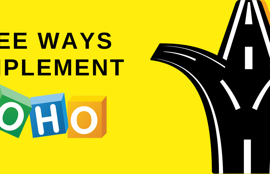 How to implement Zoho