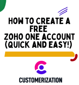 How to Create A Free Zoho One Account