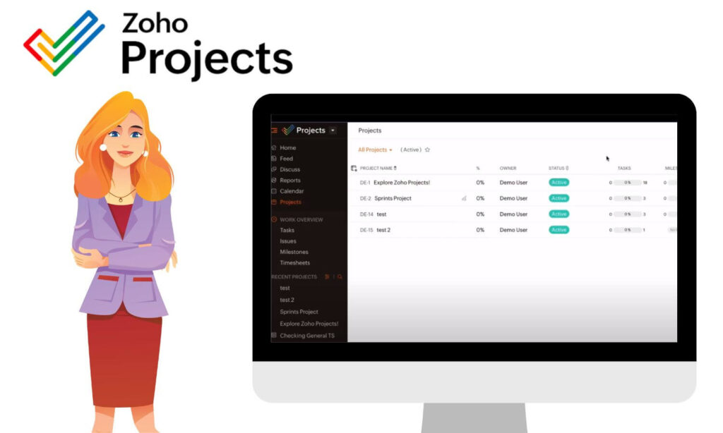 Zoho projects overview